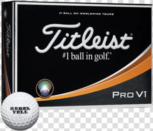 Rebel Yell Titleist Prov1 Golf Balls Image   Titleist  HD Png Download