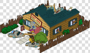 The Quest For Stuff Wiki   Cartoon Damaged House Png  Transparent Png