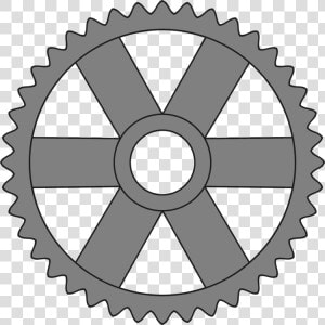 Wheel gear saw Blade   Clipart Gear Wheel  HD Png Download