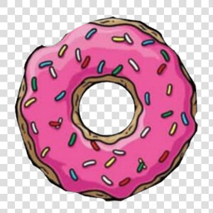 Donut Emoji Tumblr Donas Dona Donuts Pink Donut   Donut Simpsons  HD Png Download