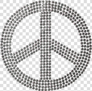 Peace Sign Silver   Transparent Peace Logo Png Green  Png Download