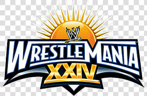  wwe  wrestlemania  wrestlemania24  wm24  wwesuperstar   Wwe Wrestlemania 24 Logo  HD Png Download