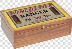 Winchester Vintage Wooden Box Ranger   Plywood  HD Png Download