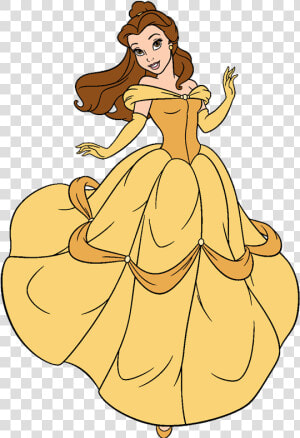 Beauty And The Beast amp belle Clip Art Image 4   Belle From Beauty And The Beast Clipart  HD Png Download