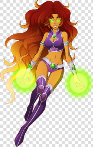 Starfire By Sparks220stars   Starfire Dc Png  Transparent Png