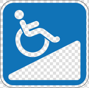 Handicap Ramp Logo   Wheelchair Ramp Transparent Clipart  HD Png Download