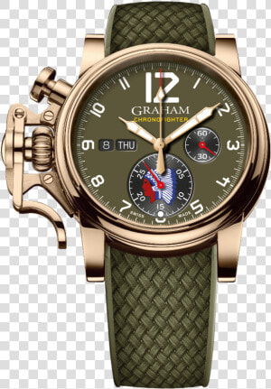 Graham Watch Chronofighter Vintage Overlord 75 Year   Graham Chronofighter Vintage Bronze  HD Png Download