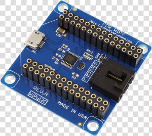 I2c Shield For Wipy With Usb Port   Electronic Component  HD Png Download