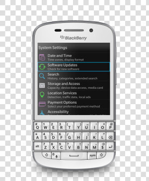 Q10 Update   Blackberry Os 10 Terminal  HD Png Download