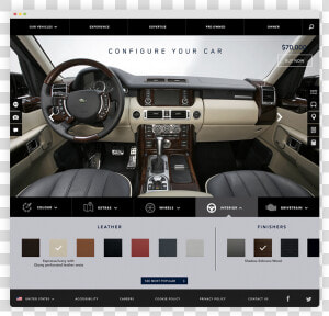 Landrover In Browser4   Range Rover 2010 Interior  HD Png Download