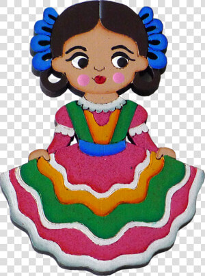 Fiesta Clipart Dress Mexican   Mexican Dresses Clip Art  HD Png Download