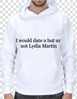 Lydia Martin Erkek Kapşonlu Lydia Martin   Hoodie  HD Png Download