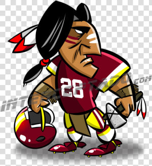 Baseball Mascot Vector Transparent   Washington Redskins Mascot Art  HD Png Download