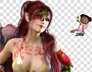 Tube Ange Femme Elfe Tatouée 3d   Girl  HD Png Download