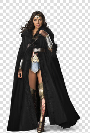 Cloak   Wonder Woman With Coat  HD Png Download