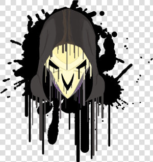 Reaper Overwatch Paint By Keithyboy Da3vz3g   Reaper Logo Overwatch Png  Transparent Png