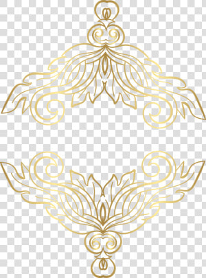 Free Ornaments Png Gold   Png Download   Golden Ornamental Vector Png  Transparent Png