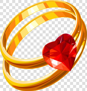 Diamond Ringashraf Clip Art At Clkercom Vector Clip   Wedding Rings  HD Png Download