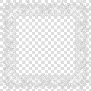 Transparent Lace Border Png   Frame Lace Border Transparent Background  Png Download