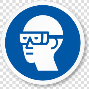 Man Wearing Protective Face Shield Png   Wear Eye Protection Signs  Transparent Png