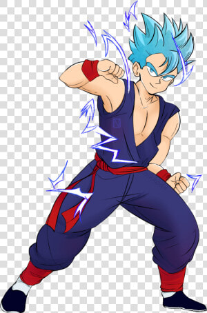 Fanart oc  Super Saiyan Blue Gohan   Super Saiyan Blue Gohan  HD Png Download