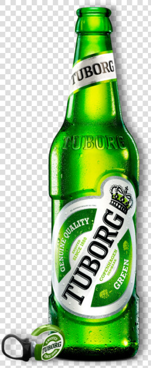 Tuborg Beer Bottle Logo  HD Png Download