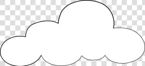 Cloud Hd Outline Transparent Background Clipart Free   Cloud Coloring Page  HD Png Download