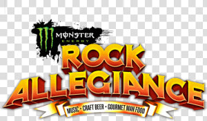 Monster Energy Rock Allegiance 2016  HD Png Download