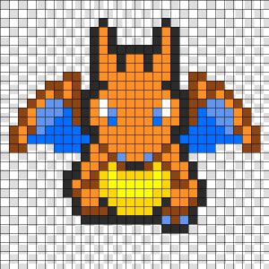 Easy Pokemon Perler Beads  HD Png Download