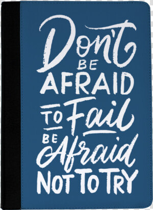 Afraid To Fail Ipad Air Case title Afraid To Fail   Calligraphy  HD Png Download