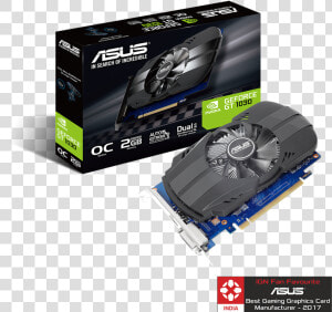 Asus Geforce Gt 1030 2gb Phoenix Fan Oc Edition Graphics  HD Png Download