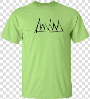 Mountain Brush Strokes Youth T shirt   T shirt  HD Png Download