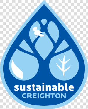 Sustainable Creighton Logo   Creighton Sustainability  HD Png Download