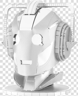 Boxart Cyberman Head Mms402 Fascinations   Cyberman Metal Earth  HD Png Download