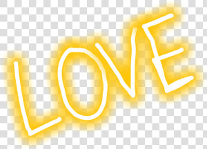  love  textart  wordart  words  text  heart  yellow   Love Png Text Neon  Transparent Png