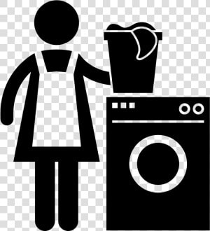 Transparent Anu Cliparts Black And White   Laundry Service Laundry Icon  HD Png Download