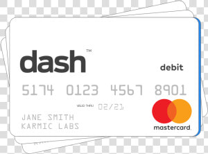 Image Of The Dash™ Prepaid Mastercard®   Karmic Labs  HD Png Download