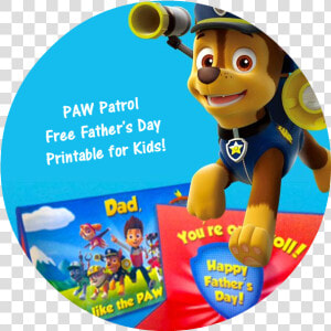 Paw Patrol Fathers Day   Marshall And Chase Paw Patrol Round  HD Png Download