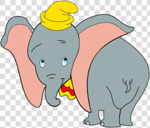 Dumbo Clipart   Elephant Cartoon Big Ears  HD Png Download