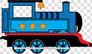 Clip Art Blue Train Rail Transport Image   Short Blue Train Clip Art  HD Png Download