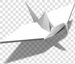 Paper Origami Crane Pendant   Origami Crane Transparent  HD Png Download