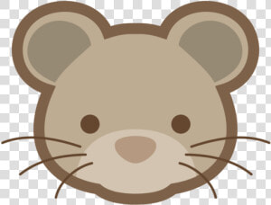 Bear snout head   Mouse Face Clipart  HD Png Download