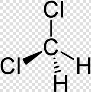 Ch2cl2 3d Lewis Structure  HD Png Download