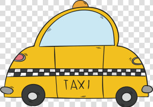 Transparent Yellow Car Png   Cute Transportation Clipart Transparent Background  Png Download