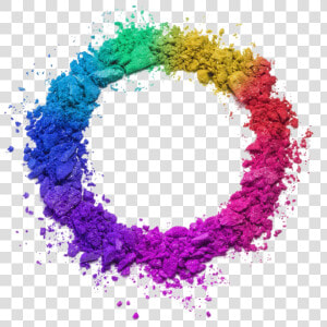 Holi Color Powder Png Clipart   Color Powder Circle  Transparent Png