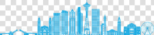 Skyline Stock Photography Seattle   Transparent Seattle Skyline Outline  HD Png Download