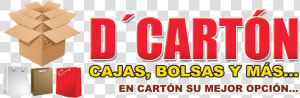 D´carton En Carton Su Mejor Opcion   Graphic Design  HD Png Download