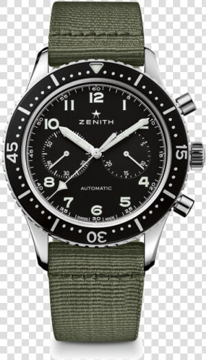 New Zenith Pilot Cronometro Tipo Cp 2 Flyback  HD Png Download