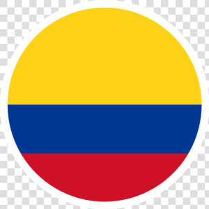 Colombia Flag Png   Colombia Flag Round  Transparent Png