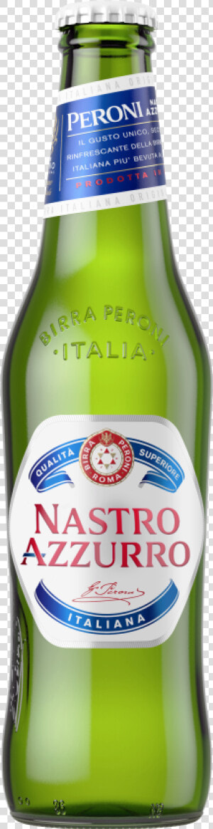 Peroni Nastro Azzurro Bottle   Glass Bottle  HD Png Download